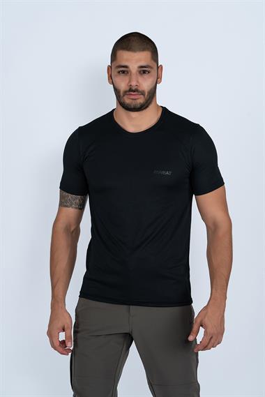 Combat Tactical Outdoor Tişört Günlük Sıfır Yaka Sporcu Erkek Tişörtü T-Shirf - 807 Ygm