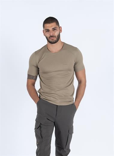 Combat Tactical Outdoor Tişört Günlük Sıfır Yaka Sporcu Erkek Tişörtü T-Shirf - 807 Ygm
