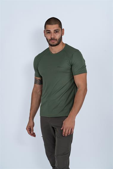 Combat Tactical Outdoor Tişört Günlük Sıfır Yaka Sporcu Erkek Tişörtü T-Shirf - 807 Ygm