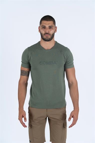 Combat Tactical Outdoor Tişört Günlük Sıfır Yaka Sporcu Erkek Tişörtü T-Shirf - 807