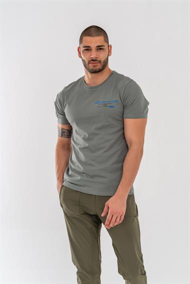 Combat Tactical Outdoor Tişört Günlük Sıfır Yaka Tişörtü T-Shirf - 805