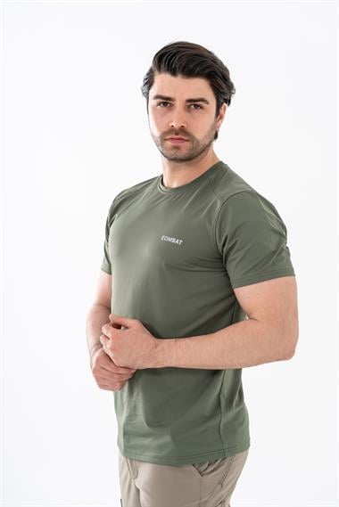 Combat Tactical Outdoor Tişört Günlük Sıfır Yaka Sporcu Erkek Tişörtü T-Shirf -  807 SJY