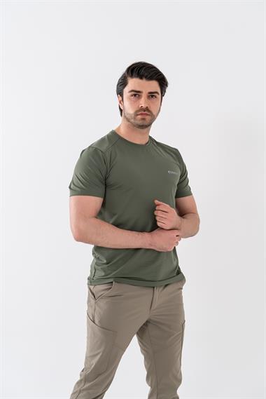 Combat Tactical Outdoor Tişört Günlük Sıfır Yaka Sporcu Erkek Tişörtü T-Shirf -  807 SJY