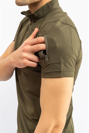 Combat Tactical Operatıon T-Shırt Operasyon Tişörtü dik yaka tişört - 405