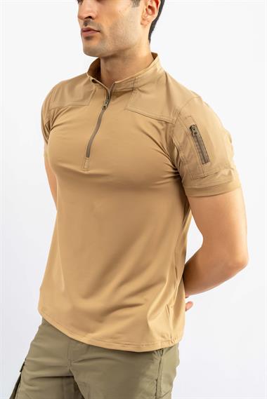 Combat Tactical Operatıon T-Shırt Operasyon Tişörtü dik yaka tişört - 405