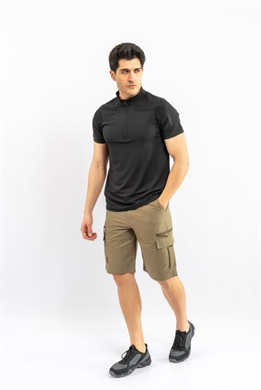 Combat Tactical Operatıon T-Shırt Operasyon Tişörtü dik yaka tişört - 405