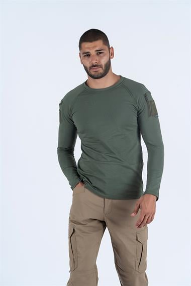 Combat Tactical Outdoor  Tişört Günlük Sıfır Yaka Tişörtü T-Shirf - 801