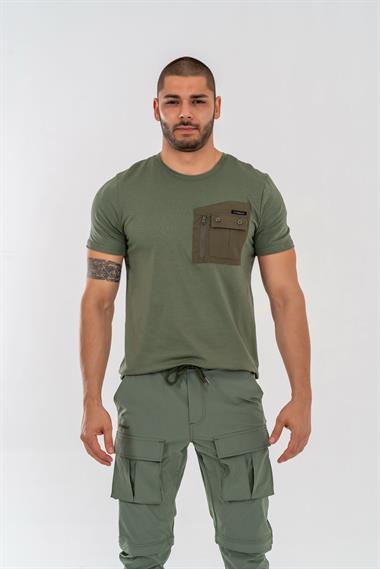 Combat Tactical Outdoor Tişört Günlük Sıfır Bisiklet Yaka Tişörtü Yuvarlak Yaka T-Shirf  -  811