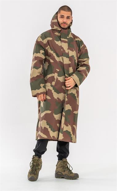 Balıkçı Tipi Kapüşonlu Panço Bornoz Yağmurluk - 601
