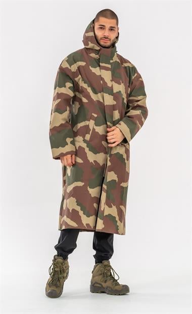 Balıkçı Tipi Kapüşonlu Panço Bornoz Yağmurluk - 601