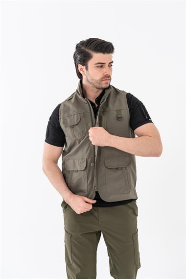 Bikatex Taktik Avcı Yeleği Çok Cepli Gazeteci Yeleği - 201