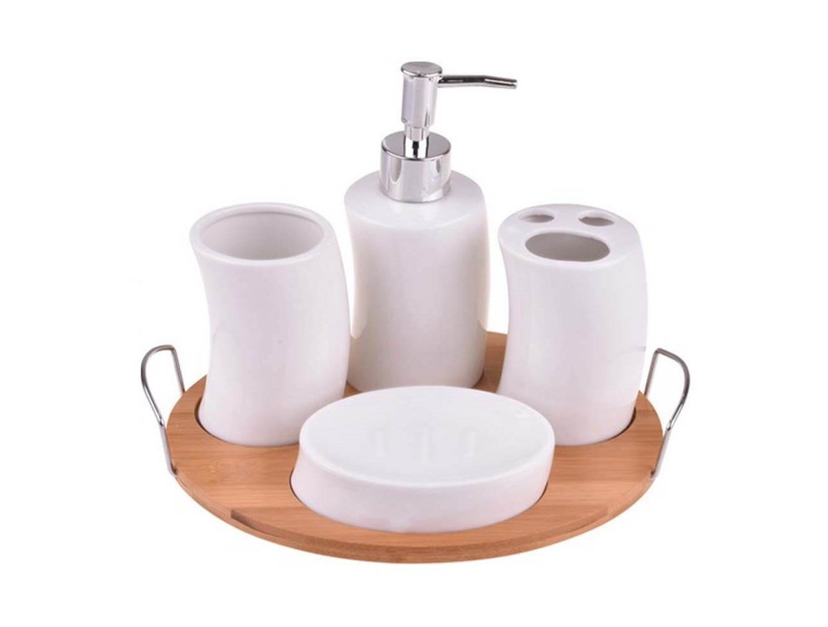  Bambum Adalis 5 Parça Banyo Seti B0805BambumBanyo