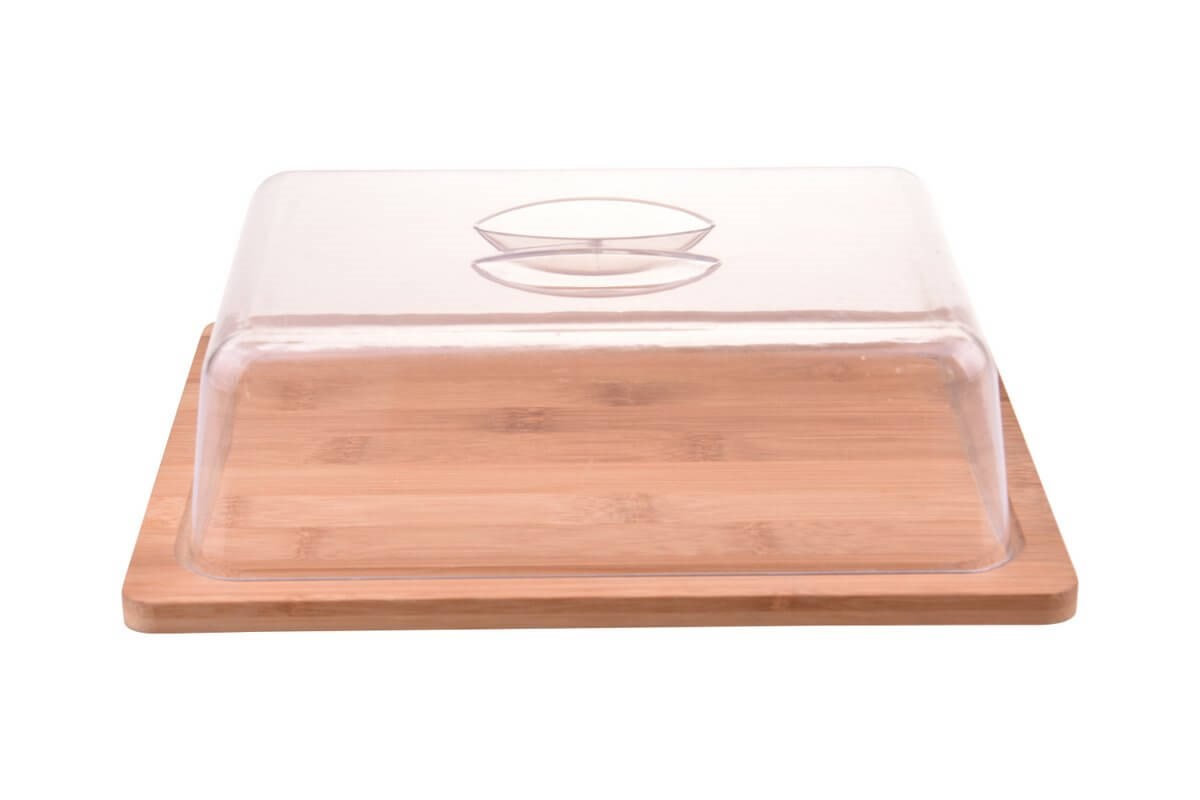 Bambum Almendro - Akrilik Kapakli Kek Fanusu KüçükBambumServis & Sunum Ürünleri