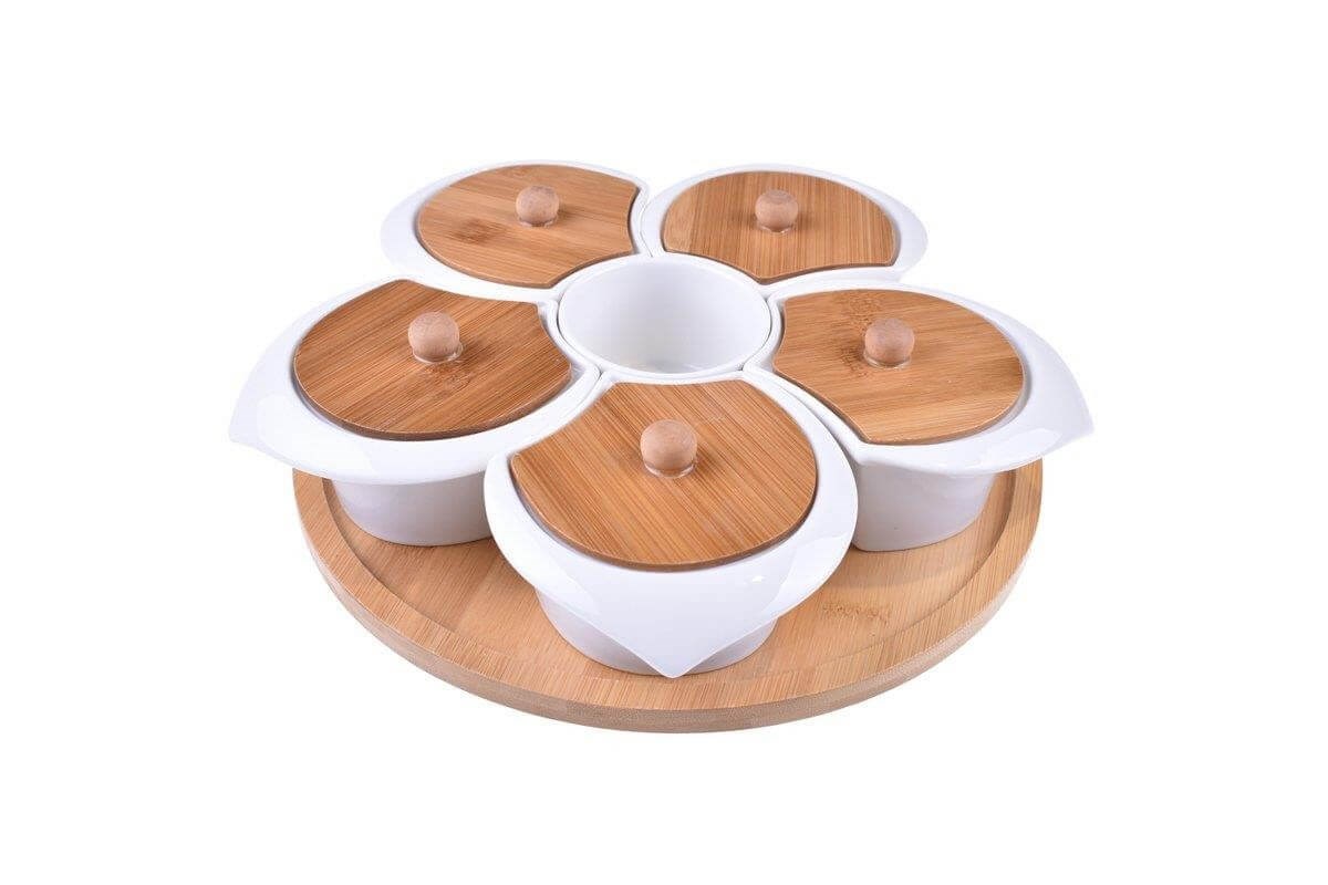 Bambum Paçi 12 Parça Dönen Kahvaltılık B1096BambumServis & Sunum Ürünleri