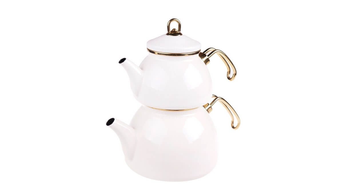 Bambum Sehzade Çaydanlik Takimi Krem T1990BambumÇaydanlık