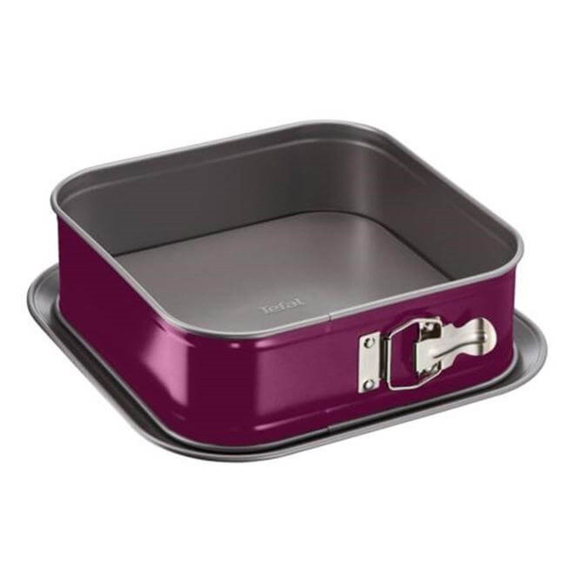 ColorEdition Kelepçeli Kare Kek Kalıbı Mürdüm 24 cmTefalFırın & Kek Kalıbı