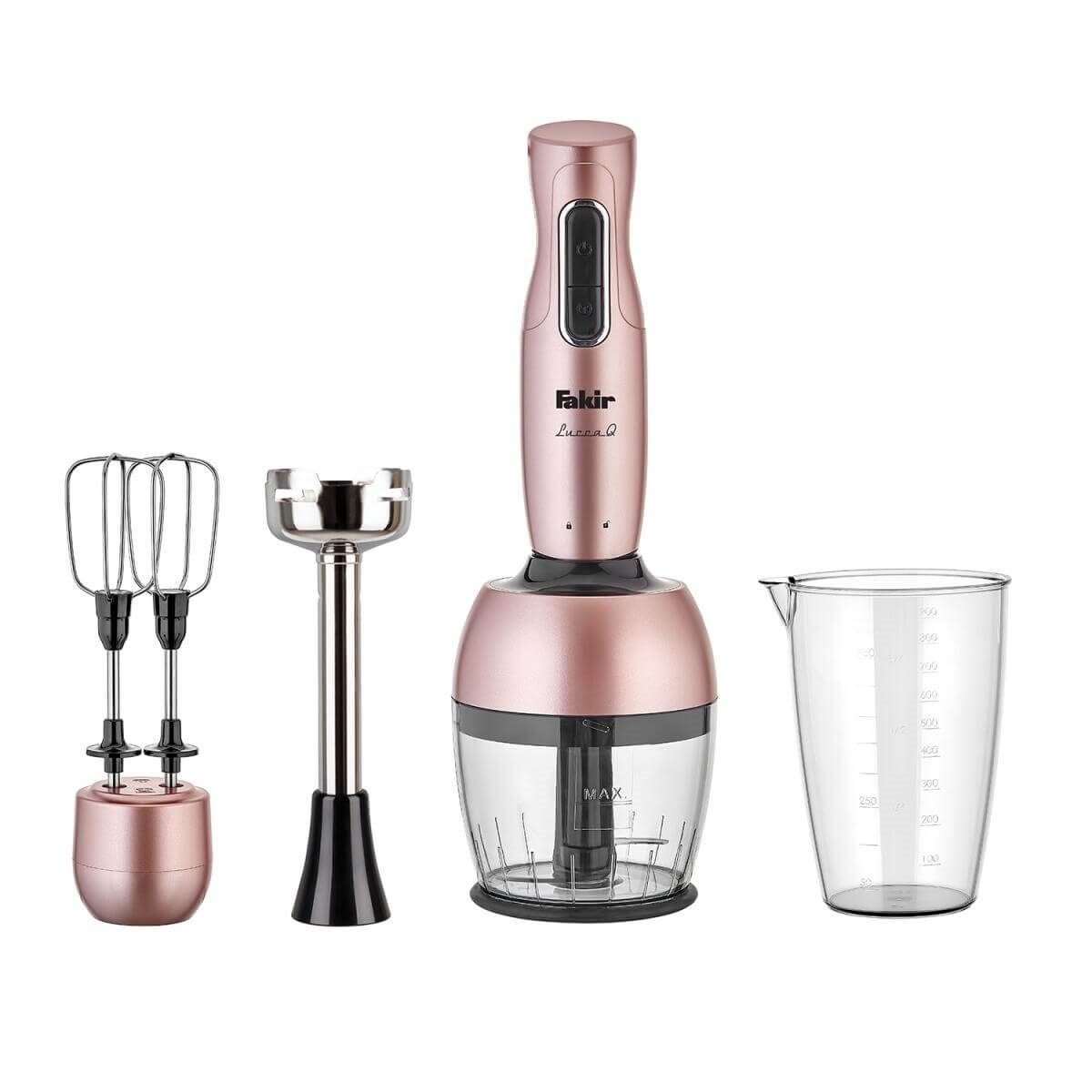 Fakir Lucca Q Blender Seti RosieFakirBlender ve Mikserler