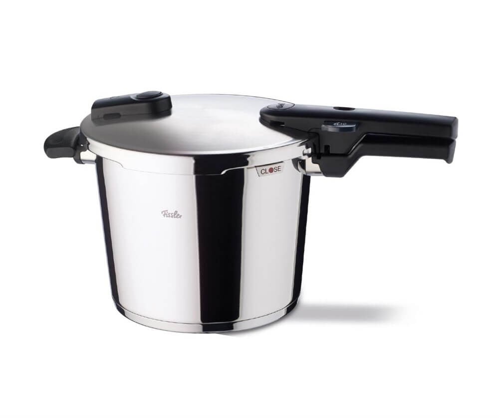 Fissler Vitaquick Satin Black Düdüklü Tencere 6.0 Lt