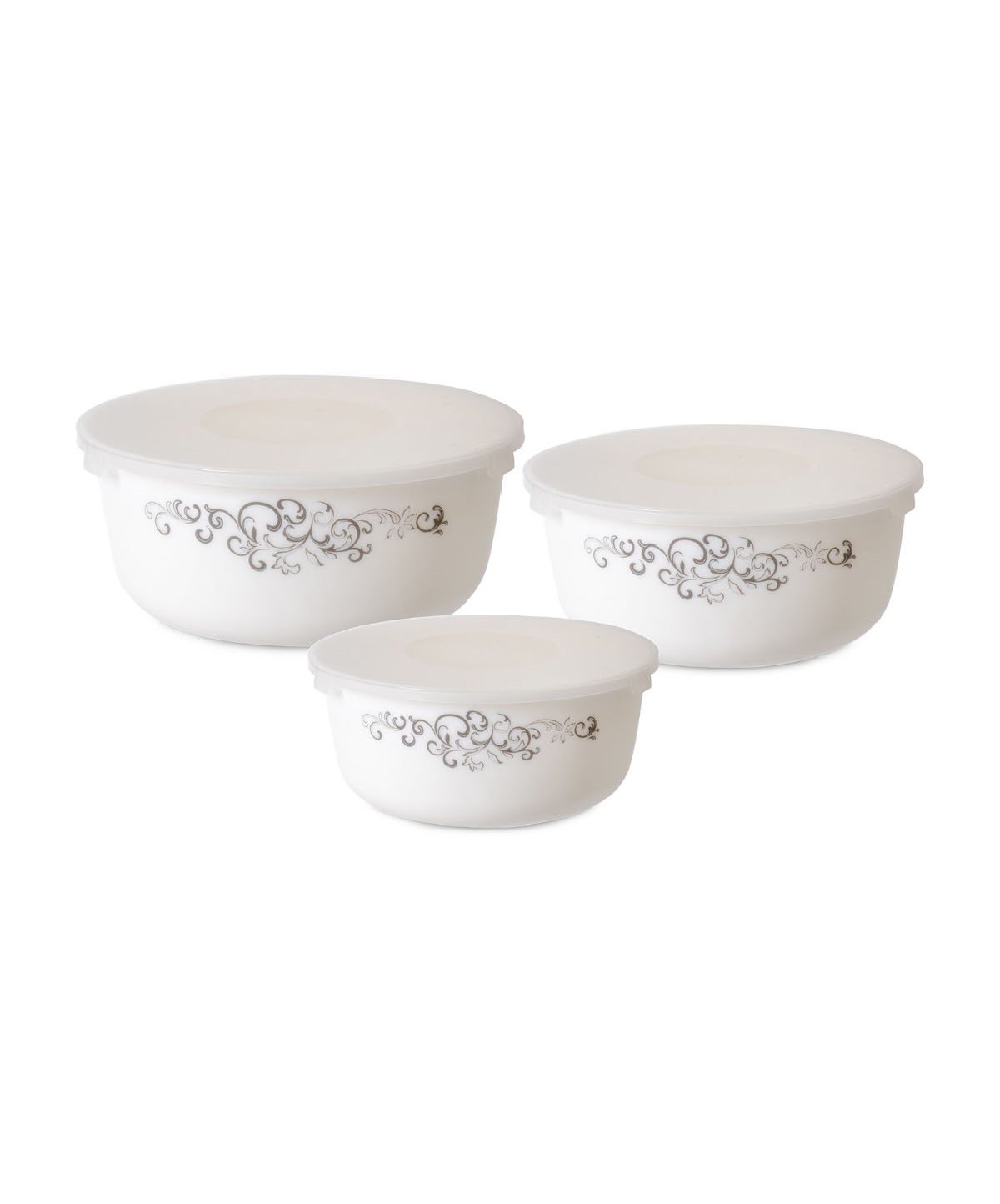 İpek Vidrex Opal 3'lü Saklama Kabı Plastik Kapaklıİpek ZüccaciyeKavanoz & Saklama Kabı