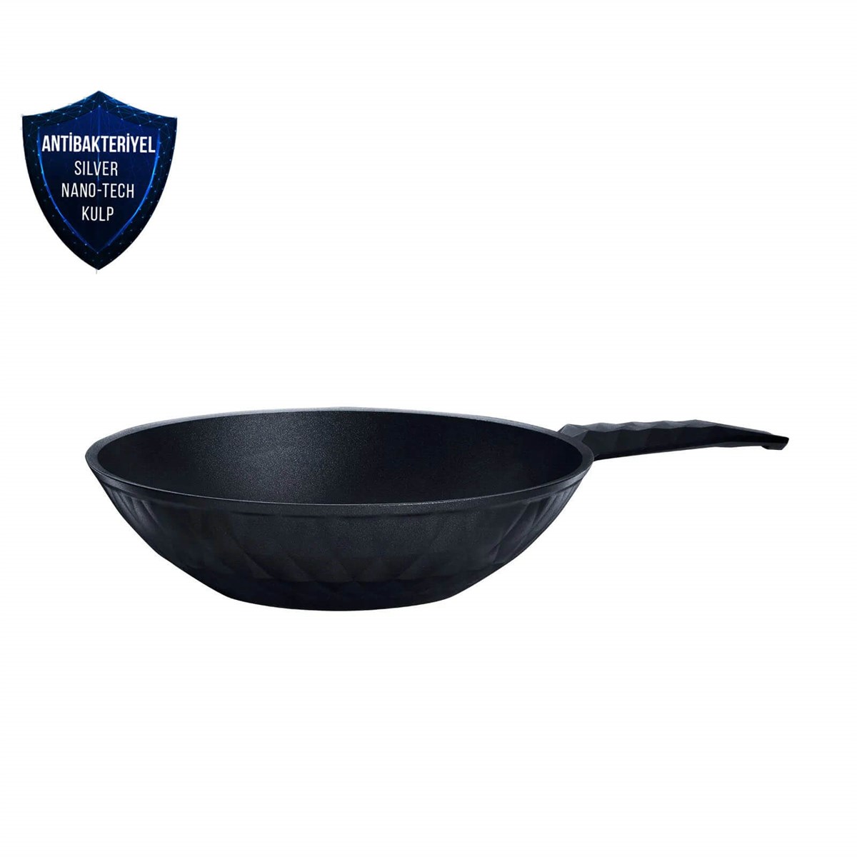 Karaca Bio Diamond Antibakteriyel Kulp İndüksiyon Tabanlı Wok Tava 28 cm 2,9 LtKaracaTava & Tava Seti