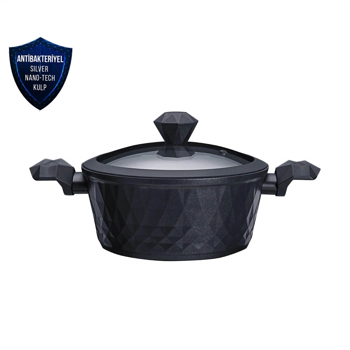Karaca Bio Diamond Antibakteriyel Kulp İndüksiyon Tabanlı 20 cm 2,6 Lt TencereKaracaTava & Tava Seti