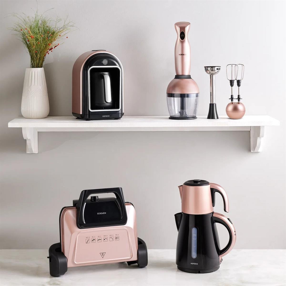 Karaca Gurme Super Rosegold Evlilik PaketiKaracaÇeyiz Seti