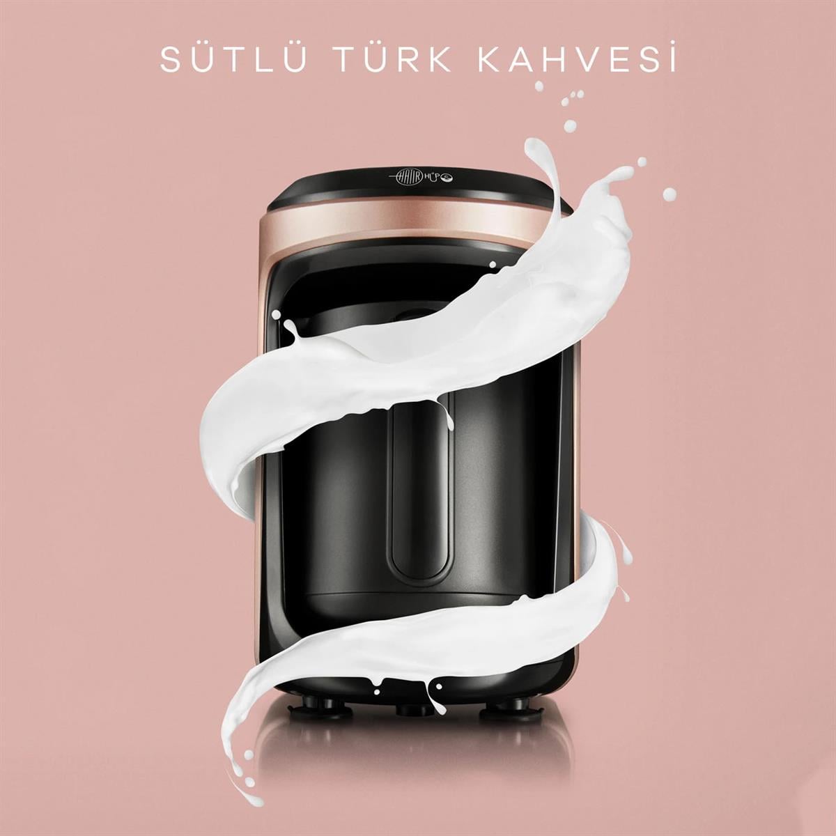 Karaca Hatır Hüps Sütlü Türk Kahve Makinesi RosegoldKaracaÇay Makinesi