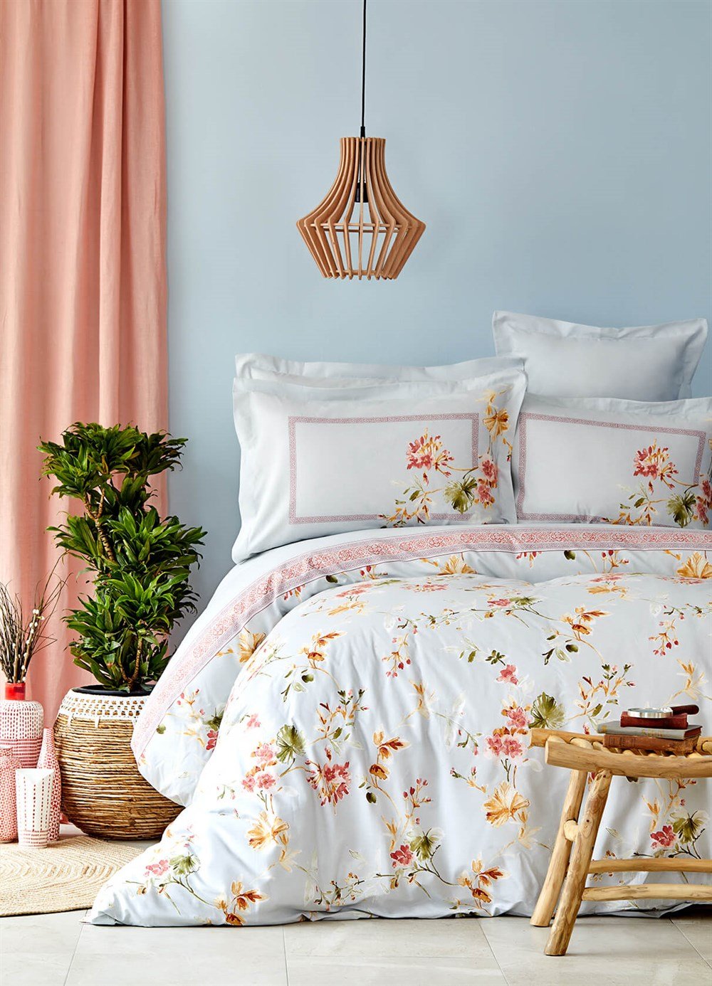 Karaca Home Dalia Mavi Rnf Tek Kişilik Pike Takımı