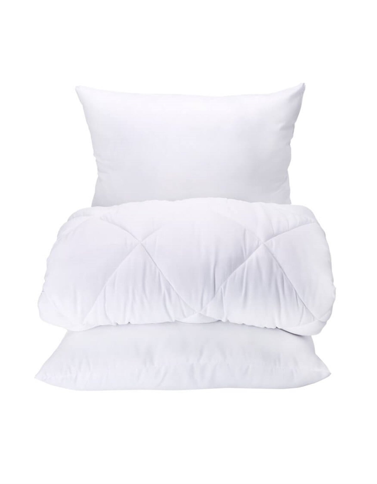 Karaca Home Microfiber Çift Kişilik Yorgan ve 2 Adet Silikon Yastık