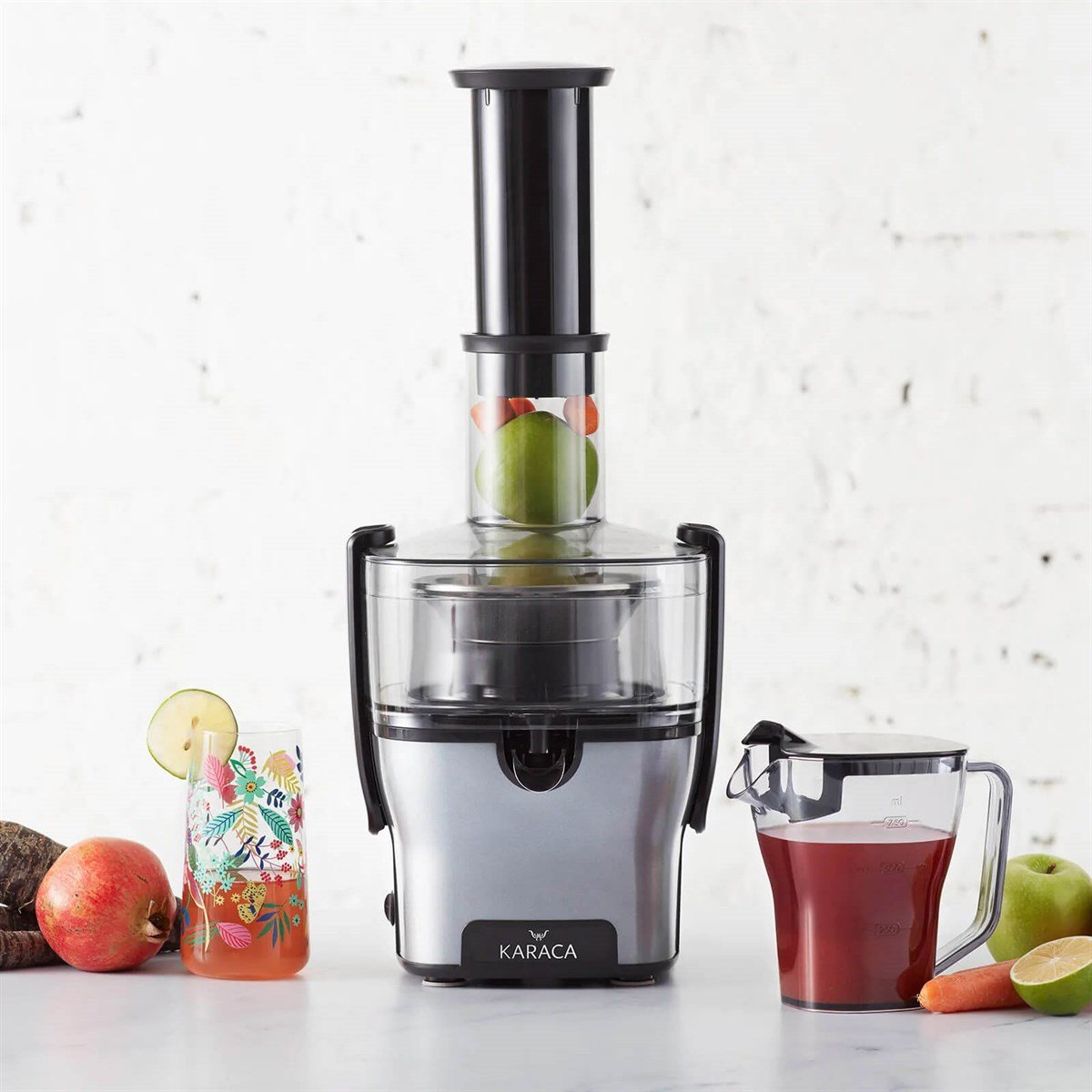 Karaca Maxvit 1501 Katı Meyve Sıkacağı Çelik AntrasitKaracaKatı Meyve Sıkacağı