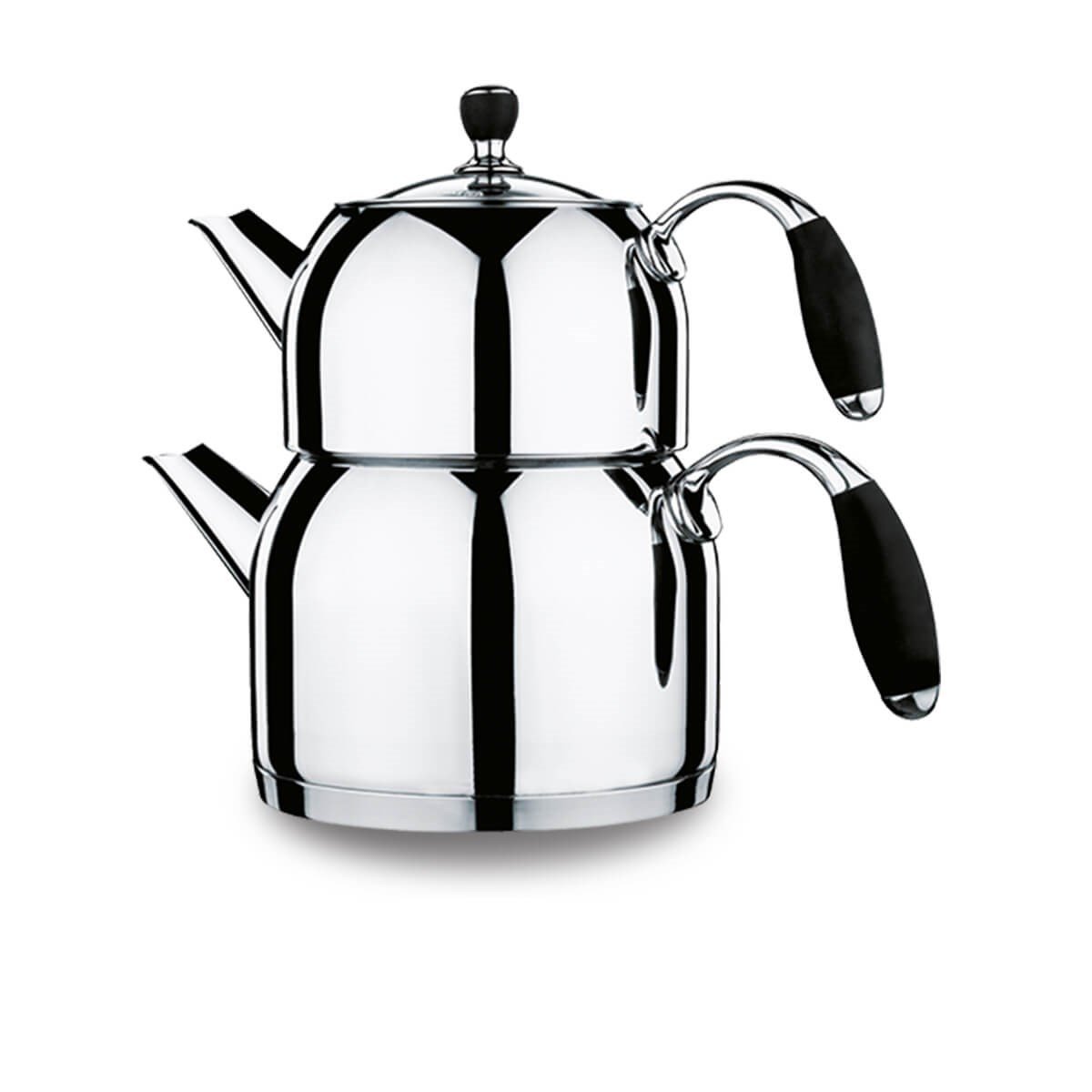 Korkmaz Flora Siyah Maxi Çaydanlık Takımı A119KorkmazÇaydanlık