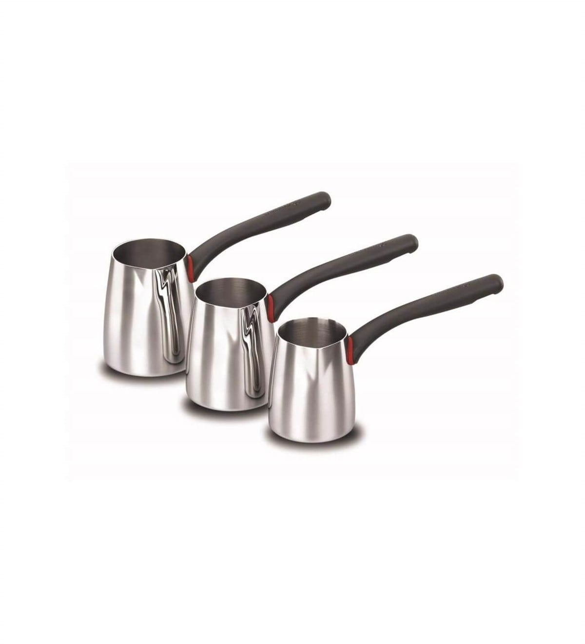 Korkmaz Gusto 3'lü Paslanmaz Çelik Parlak Cezve Takımı A1213KorkmazCezve