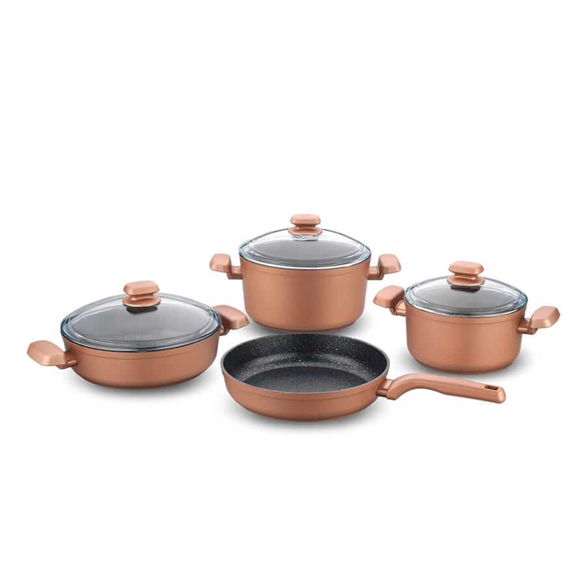 Korkmaz Helena 7 Parça Tencere Seti A1350KorkmazTencere & Tencere Seti