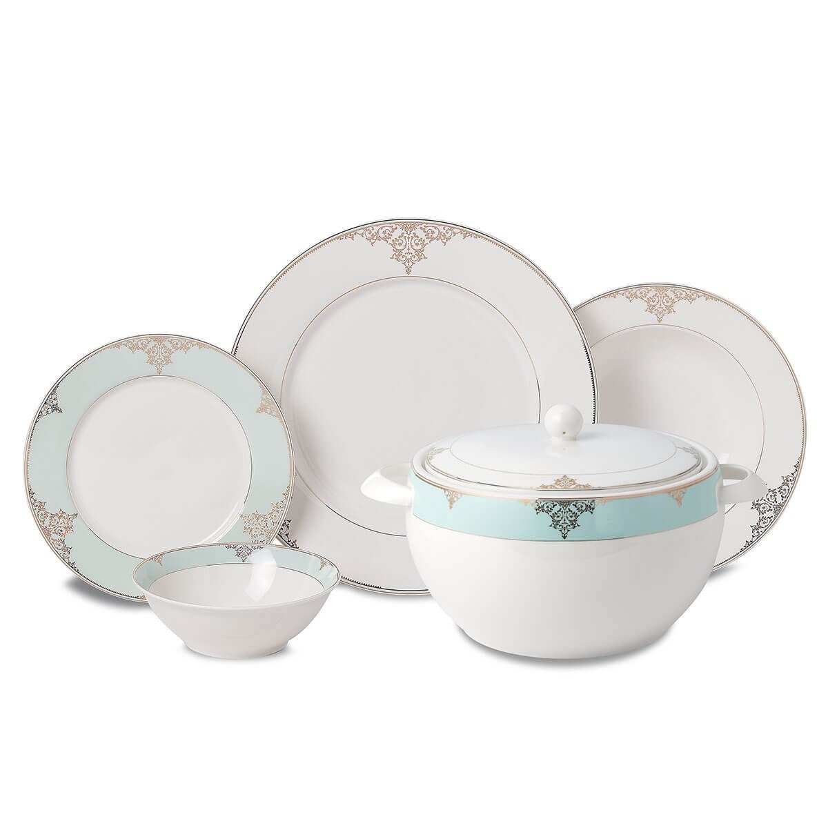 Korkmaz Perla Collection 60 Parça Yemek Takımı A8367Korkmaz12 Kişilik Yemek Takımı