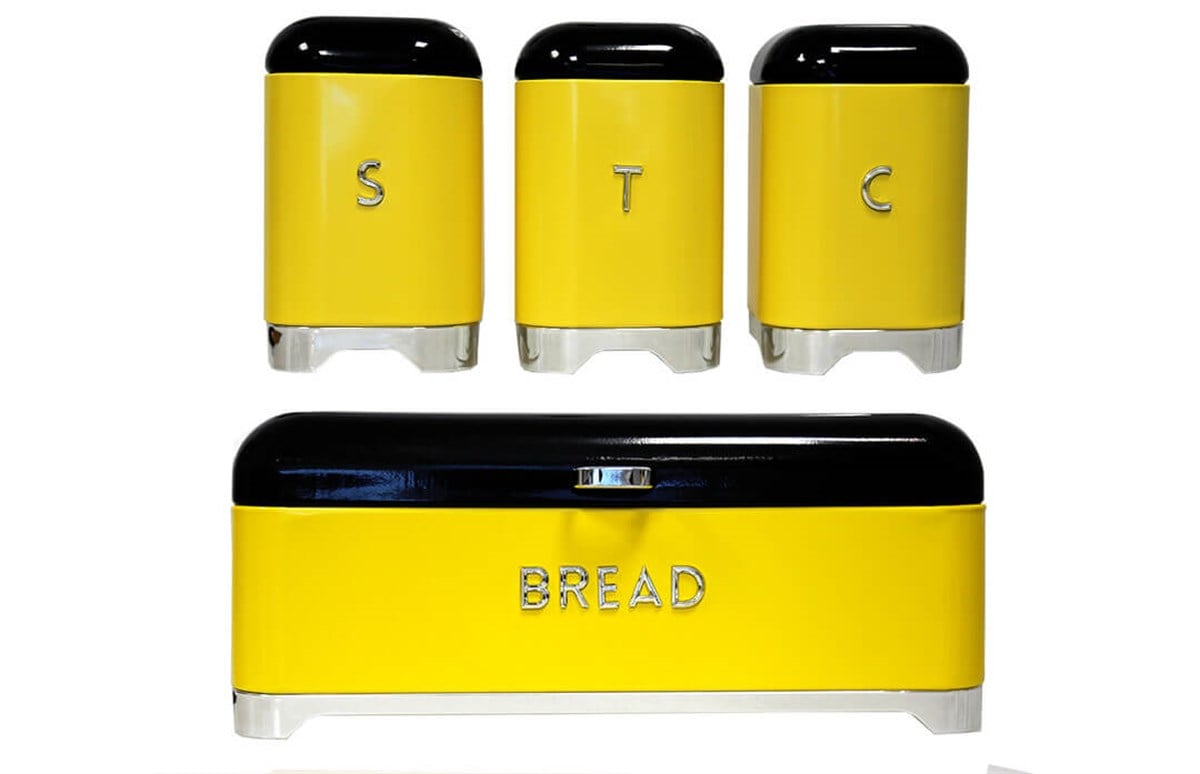 Luckyart Ava Sarı Ekmeklik Kavanoz SetiLuckyartEkmek Kutusu ve Sepetleri