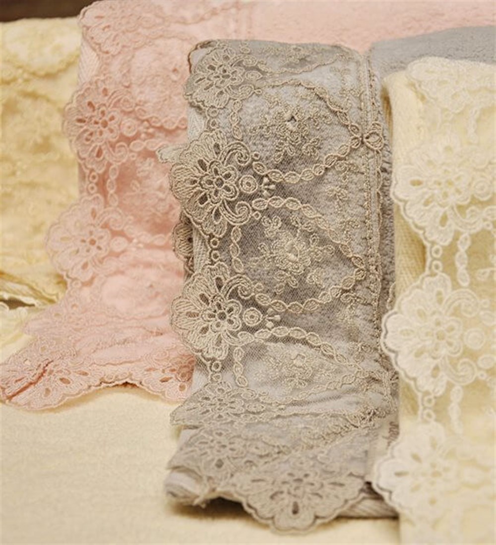 Nazik Home Mimoza Dantelli Banyo Paspas Set 60cmx100cm Krem