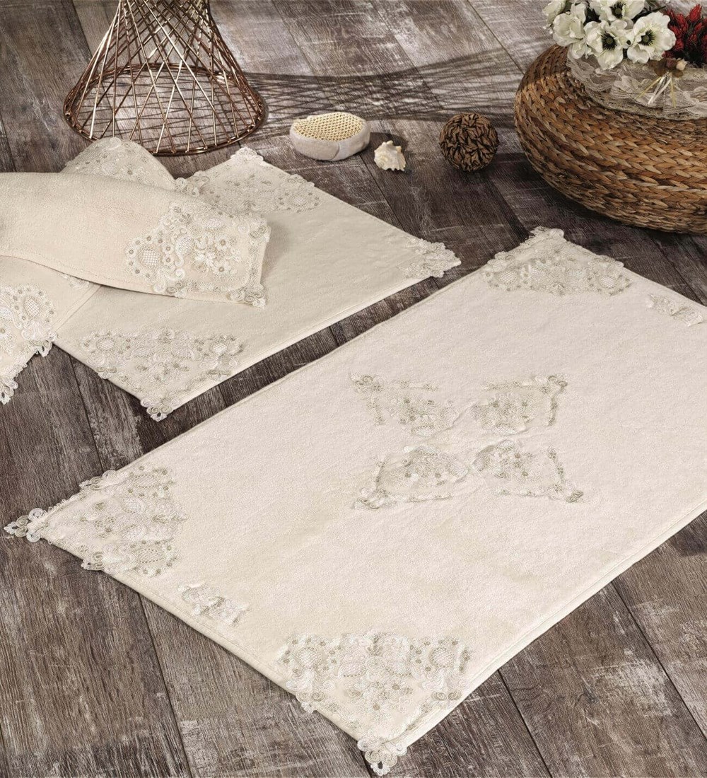 Nazik Home Siena 2li Banyo Paspas Seti