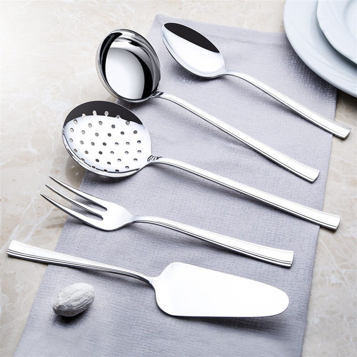 Nehir Katre Sade 5 parça Servis TakımıNehirServis Gereçleri