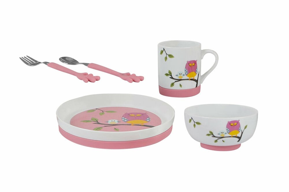 Pembe Baykuş Mama Takımı 5 Parça