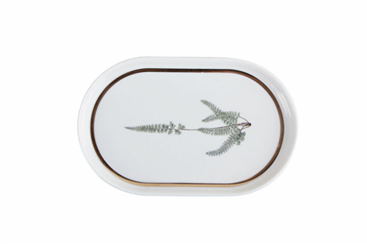 Porland Botanical Desen1 Kayık Tabak 18cm 04ALM005061PorlandTabaklar