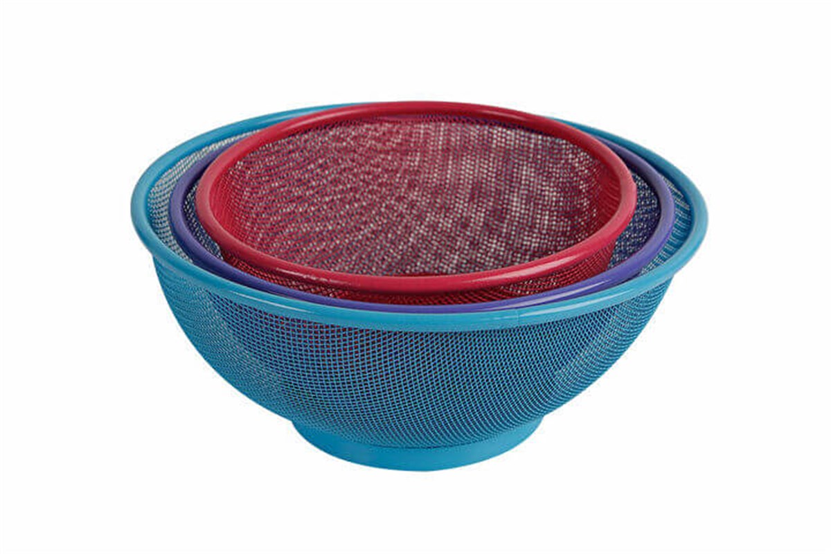 Porland Cella Renkli Süzgeç 3 parçaPorlandPratik Mutfak Gereçleri