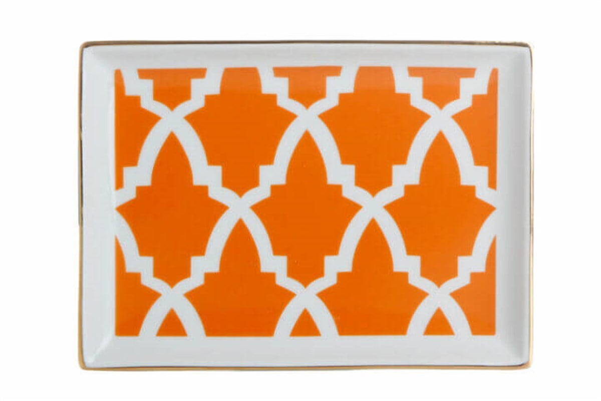 Porland Morocco Desen3 Turuncu Kahvaltı Tabağı 18cmPorlandTabaklar
