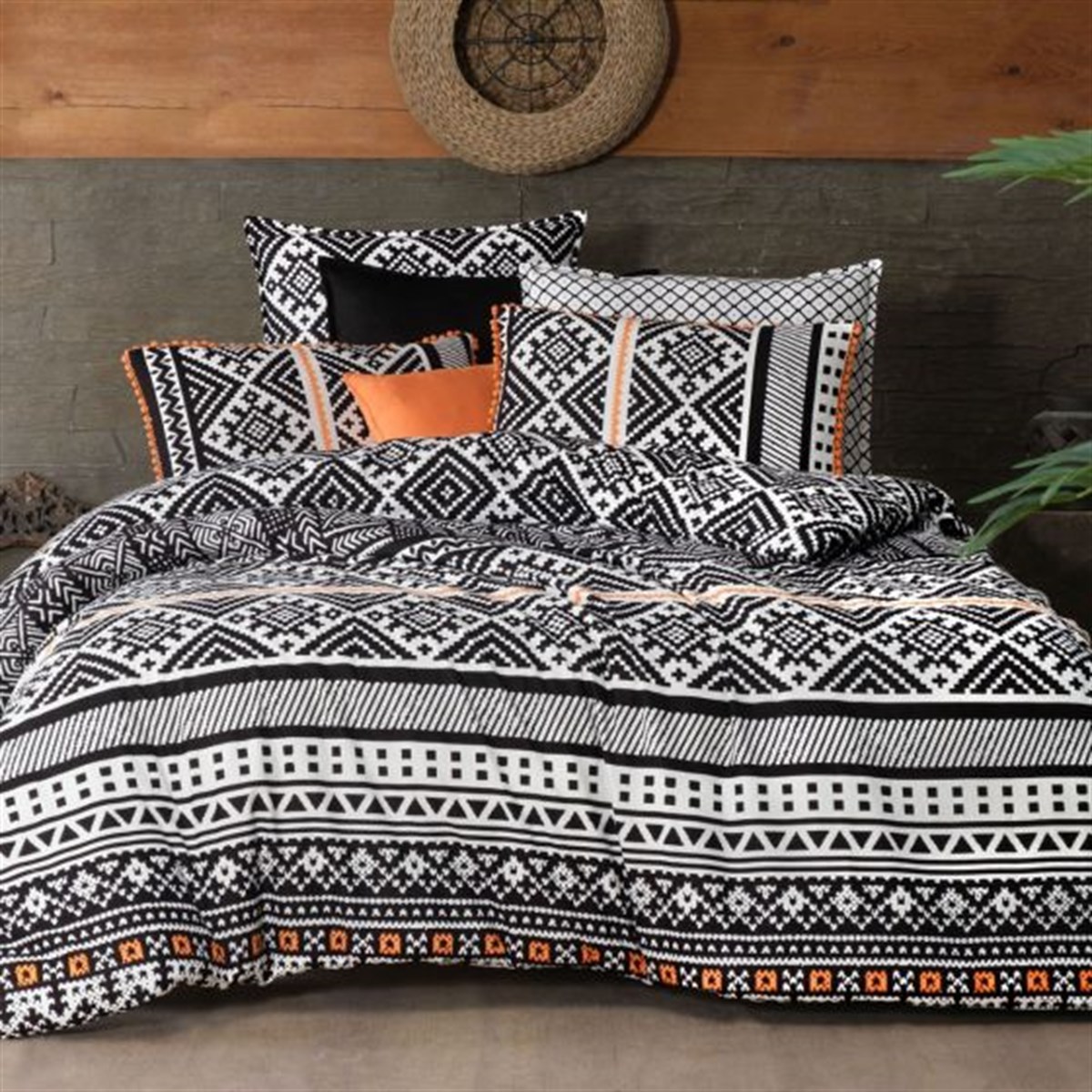 Sarev Pamira Flanel Nevresim Takımı Tek Kişilik SiyahSarevTek Kişilik Nevresim