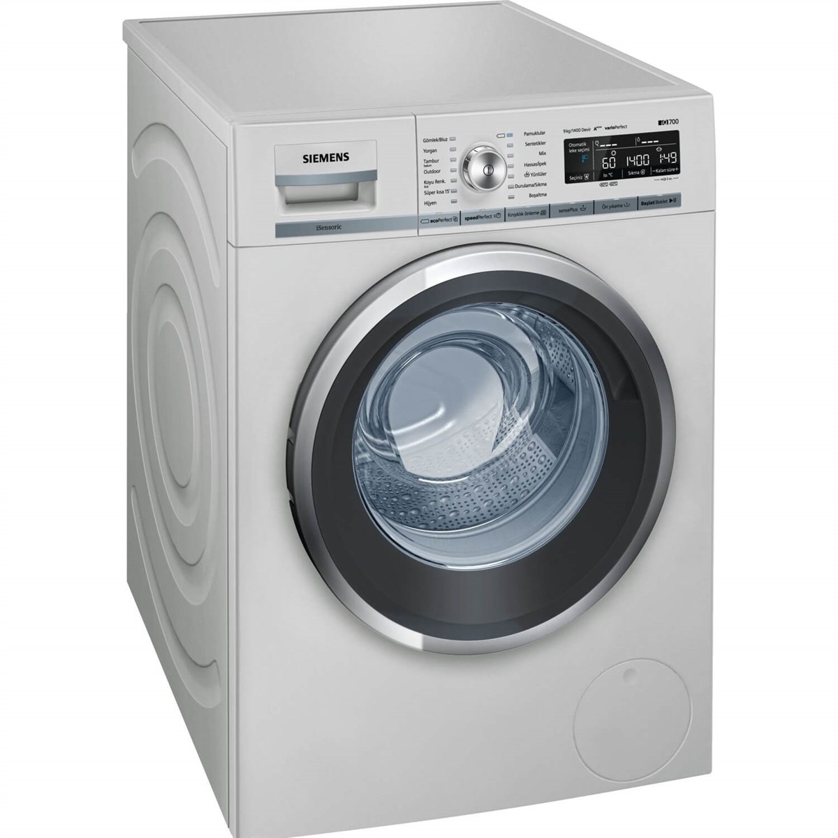Siemens iQ700 WM14W56XTR A+++ 9 kg 1400 Devir Çamaşır MakinesiSiemensÇamaşır Makineleri