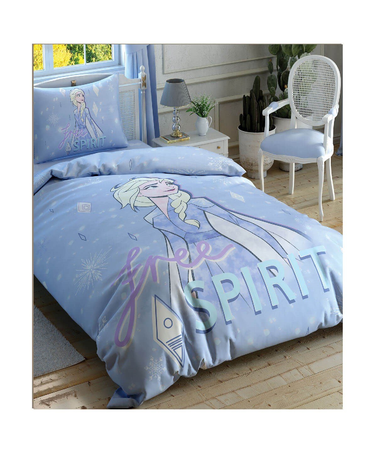 Taç Disney Frozen 2 Free Spirit Tek Kişilik Nevresim TakımıTaçTek Kişilik Nevresim