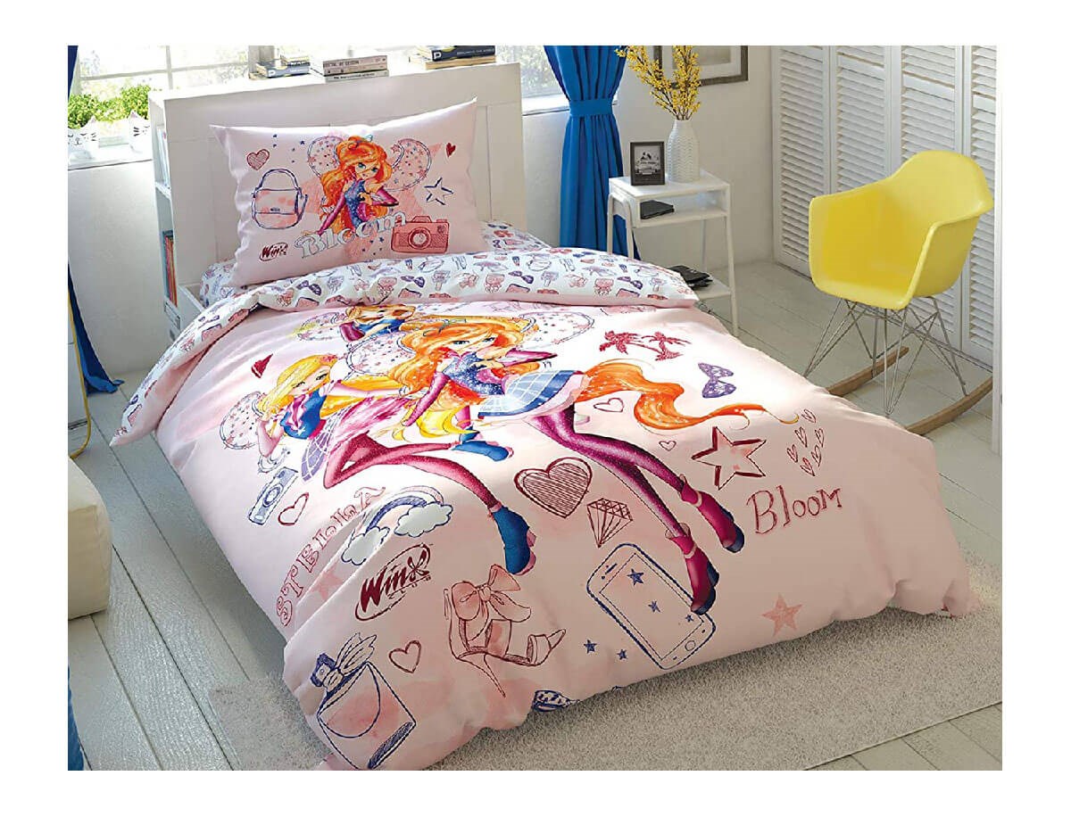 Taç Lisansli Tek Kişilik Winx Cosmix Nevresim Takimi 60207243TaçTek Kişilik Nevresim