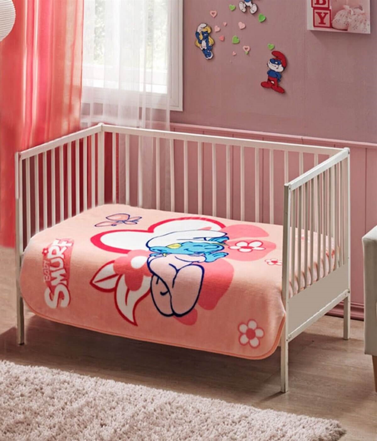 Taç Şirinler Sleeper Bebek Polyester Battaniye 71073489TaçBebek Battaniye