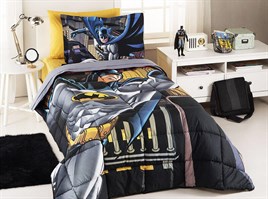 Batman Lisanslı Tek Kişilik Uyku Seti Sarı