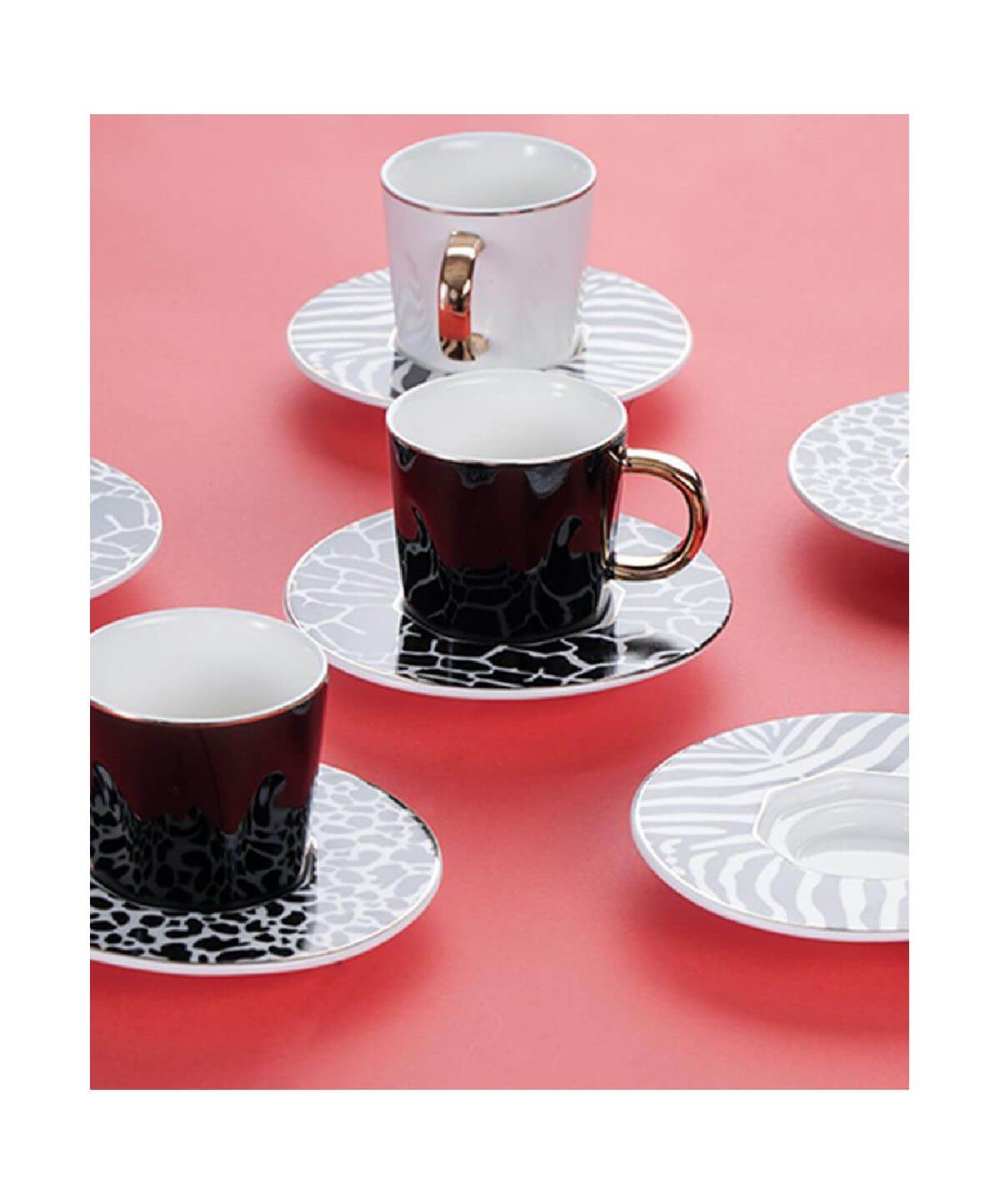 Acar Wild Jungle 6lı Porselen Kahve Fincan TakımıAcarFincan Takımları