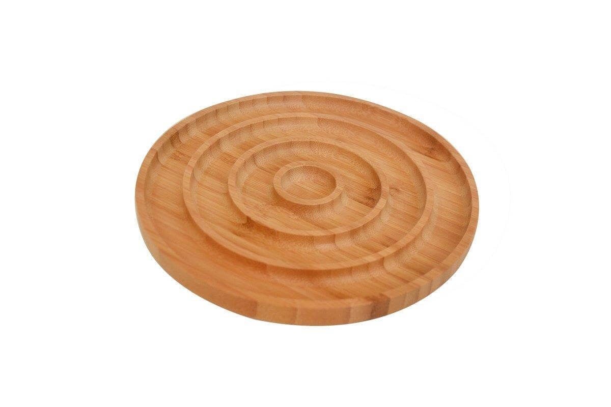 Bambum Fufu 4 Bölmeli Çerezlik Kahvaltı Servis Tabağı B2803